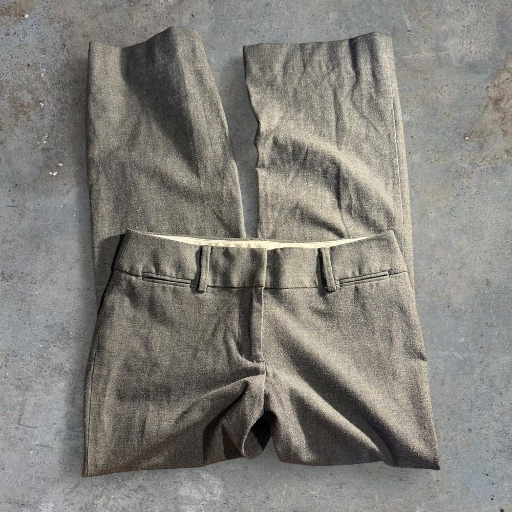 Ann Taylor LOFT Petites Julie Trouser Gray Career Dress Pants Women's 00P